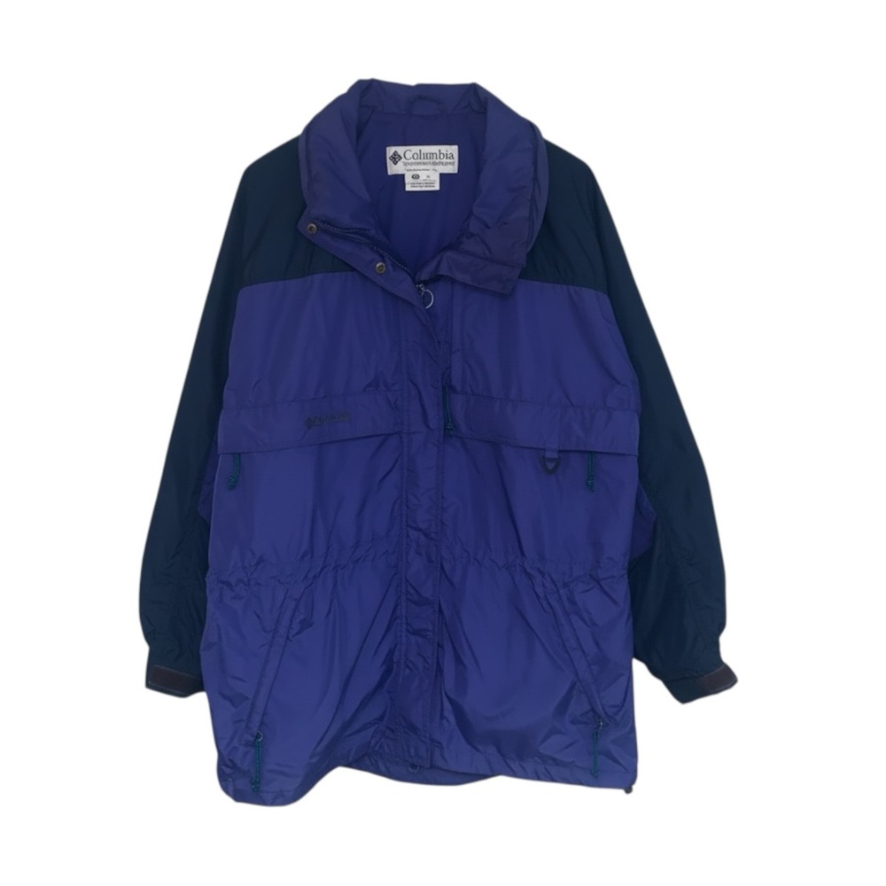 Vintage Columbia Utility Jacket Women’s XL Purple Navy‎ Winter